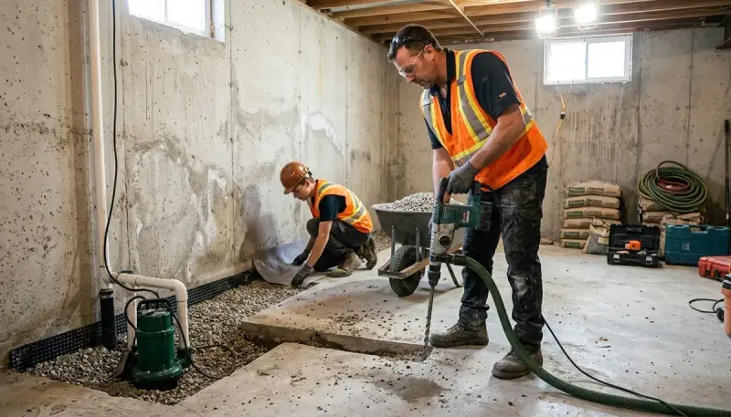 Basement Waterproofing Image 1