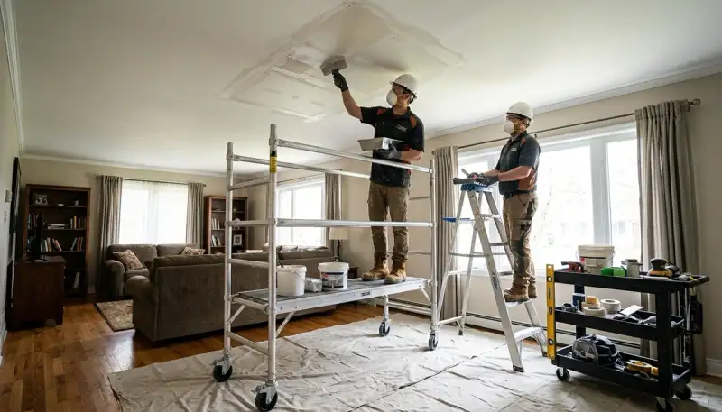 Ceiling Water Damage Repair Image 1