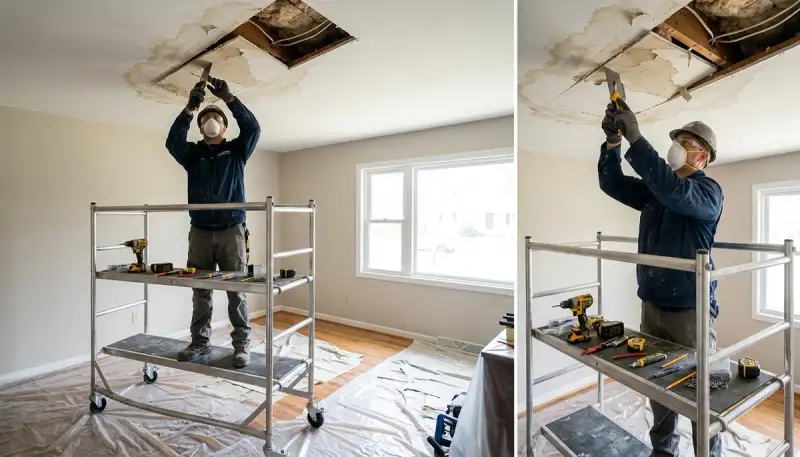Ceiling Water Damage Repair Image 3