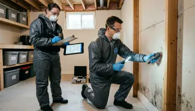 Mold inspection service for hidden moisture and mold growth in a Clarksville, TN home