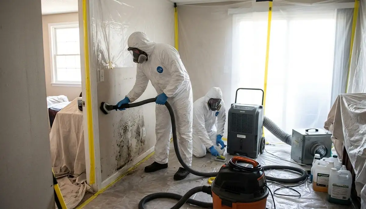 Mold removal service for Clarksville, TN homes after water damage