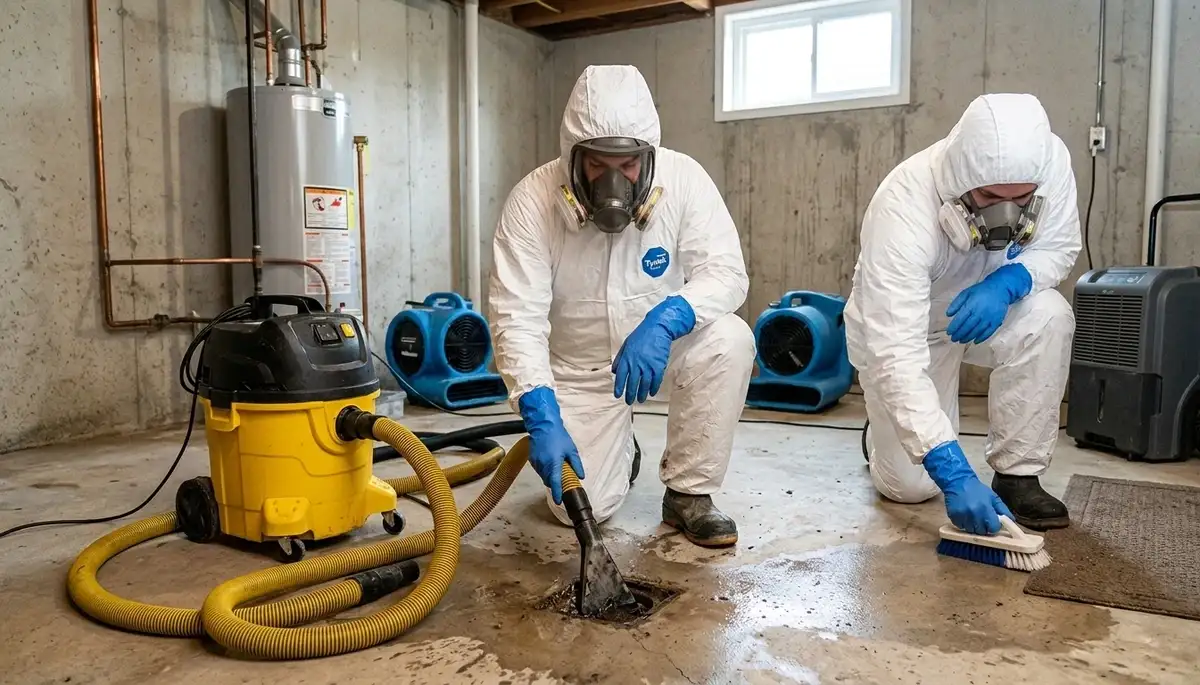 Sewer backup cleanup service in Clarksville, TN by local water damage professionals