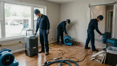 Structural drying service for a Clarksville, TN home after water damage