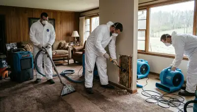 Water damage restoration services in Clarksville, TN by local cleanup professionals