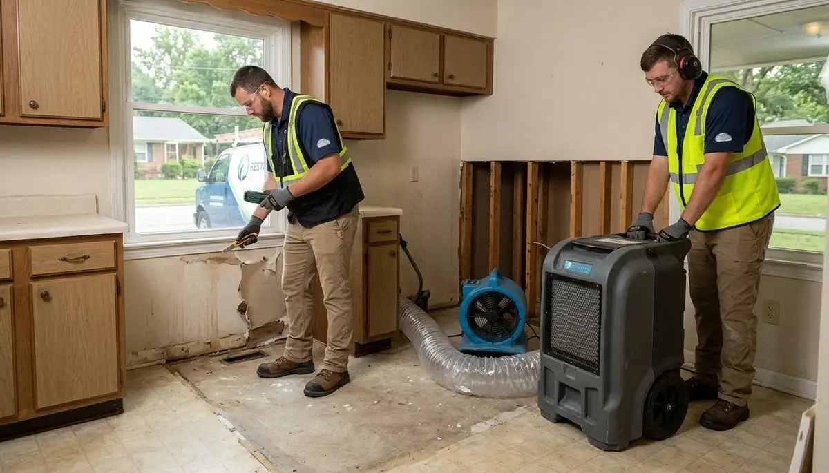 Water damage restoration services in Clarksville, TN for homes and businesses